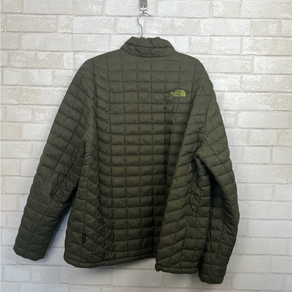 THE NORTH FACE THERMOBALL FULL ZIP Green JACKET - Picture 2 of 5